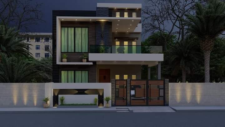 30*45 3d elevation design