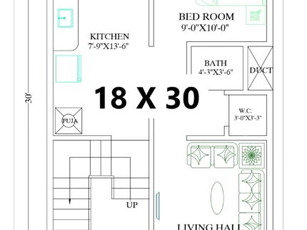 18x30 house plan