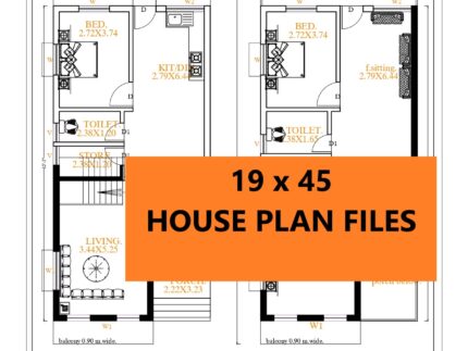 19x45 house plan