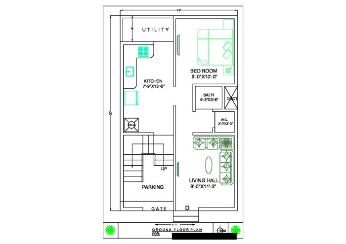 20 by 30 house plan