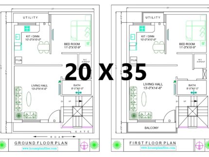 20 * 35 house plan