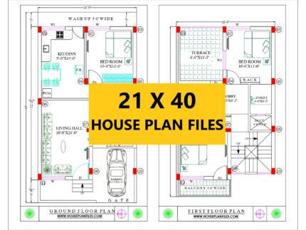 21*40 house plan