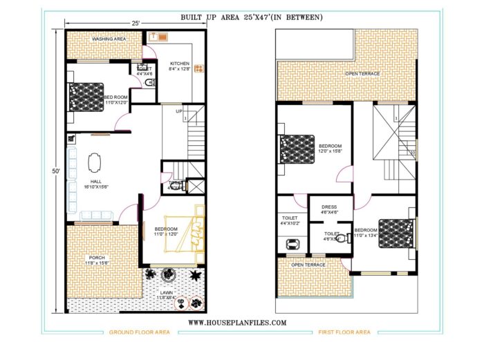 25x50 house design for your site