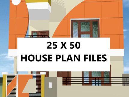 25 x 50 house plan 3d