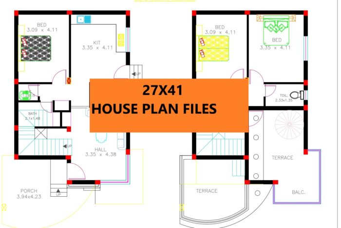 27x41 house plan