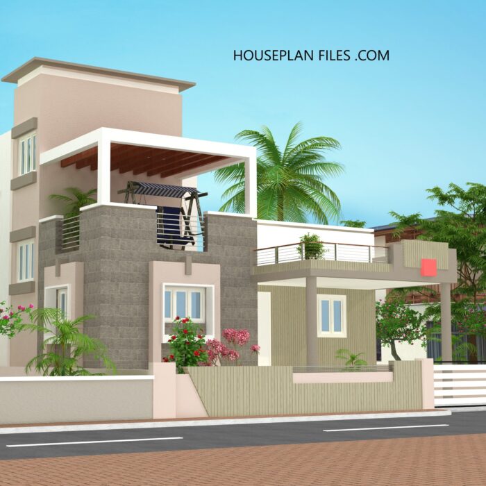2 bhk home plan