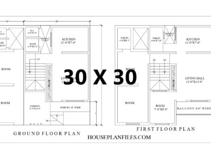 30 by 30 house plan