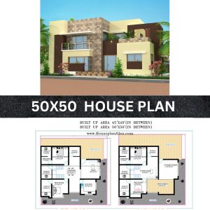 50 * 50 house plan