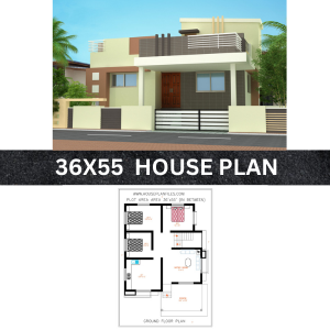36 * 65 house plan