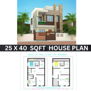 25 by 40 house plan