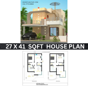 27 * 41 house plan