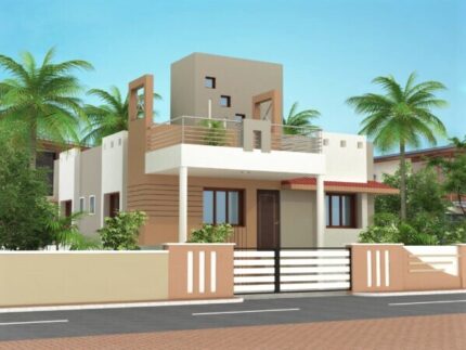 simple house design in village
