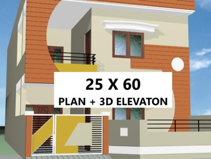 25x60 house plan