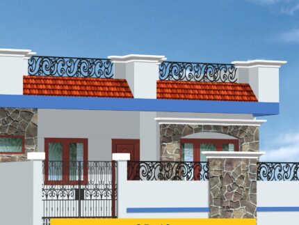 25 * 40 single floor house plan
