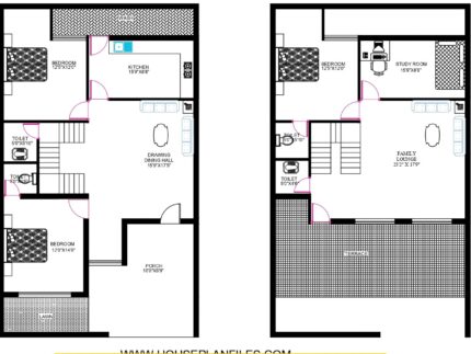 30 * 44 floor plan