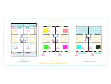 3-Story Duplex House Design