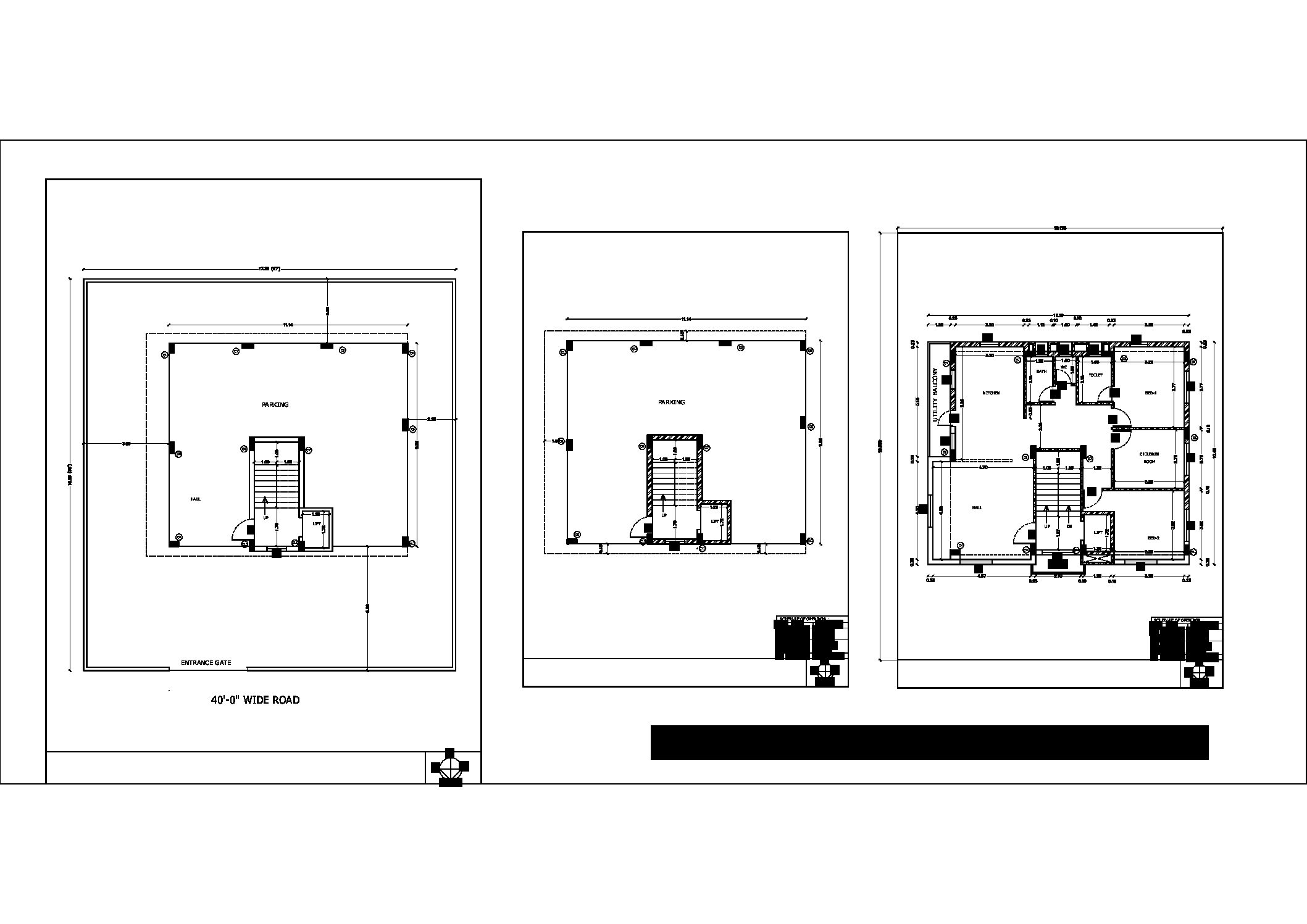 19x15 meter apartment plan - Image 2