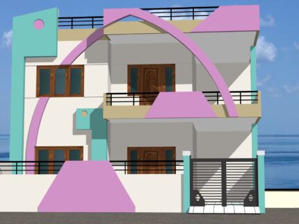 200 gaj house design