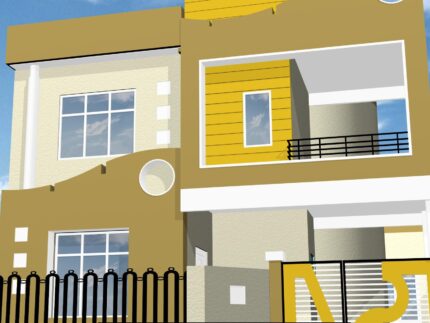 30 * 50 house plan 4 bedroom
