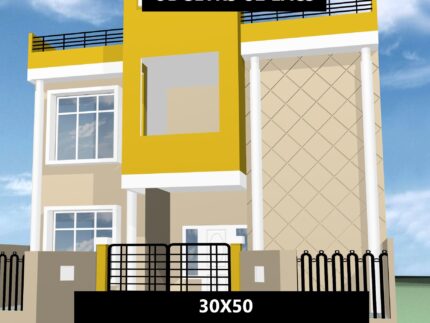 3BHK 20x50 Duplex House Plan