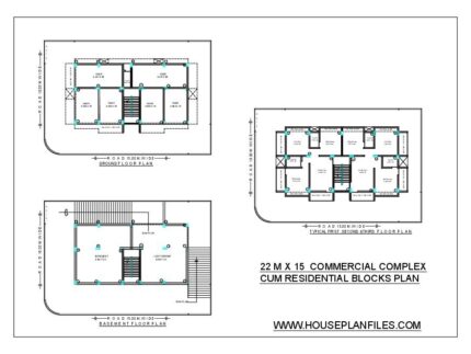 Shops building plan