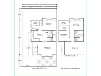 30x50 south facing house plan