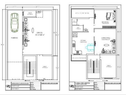 30x45 house blueprint PDF