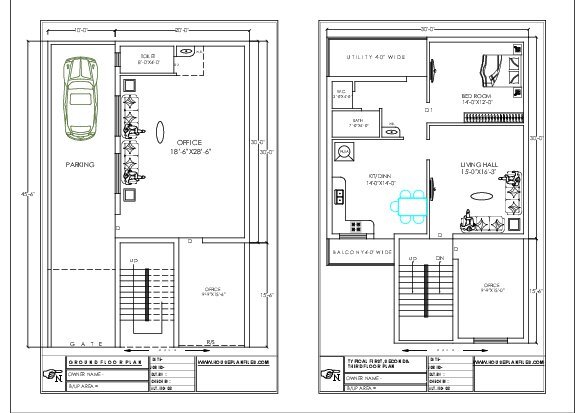 30x45 house blueprint PDF