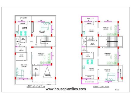 north facing house vastu plan 30x50