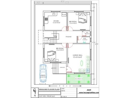 32 x 45 house plan