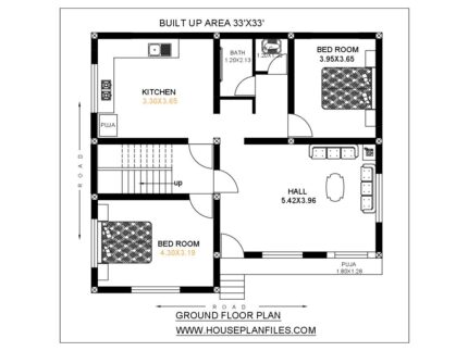 2bhk home design low budget
