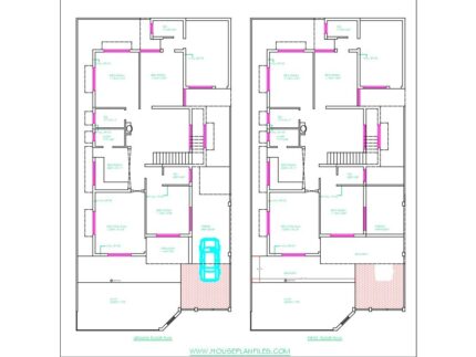 40 * 80 DOUBLE STOREY HOUSE PLAN