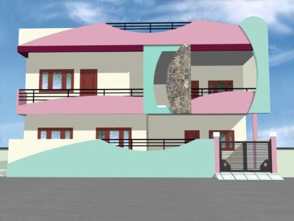 45 * 50 design home