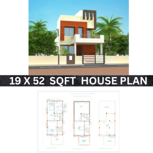 19x52 house floor plan designer