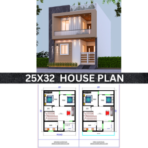 25x32 4bhk house design