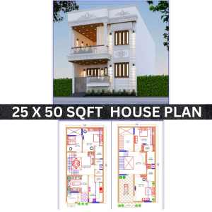 25X50 duplex house plans