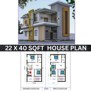 22 * 40 house plan