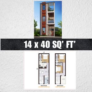 14x40 house plan