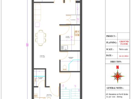 18 * 55 HOUSE PLAN