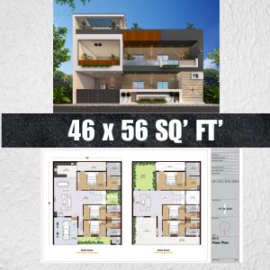 46x56 home architecture design