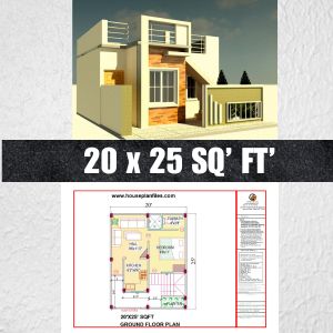 20 * 25 house plan