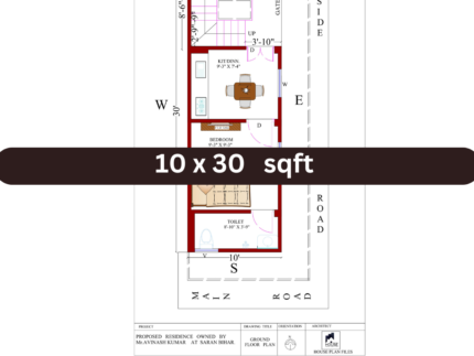 10x30 house plan