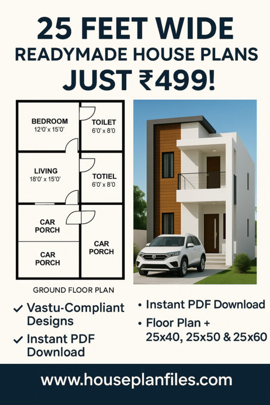 25 Ft Plot into a Dream Home