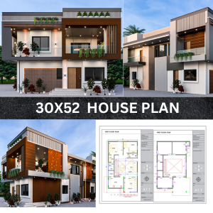 30x52 house plan