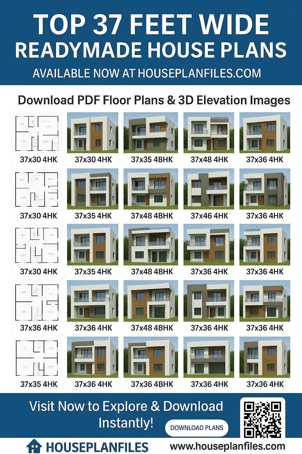 37 Feet Wide Readymade House Plans 37 Feet Wide Readymade House Plans
