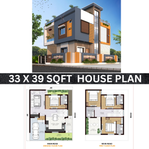 33x39 Feet House Plan