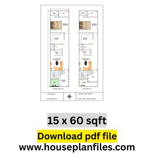 15x60 house plan