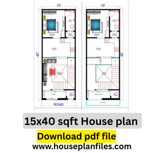 600 sqft Home Plan