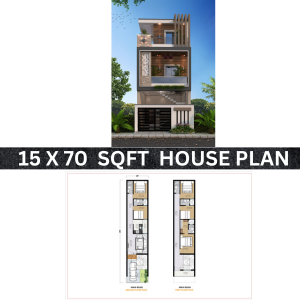 15x70 sqft house plan