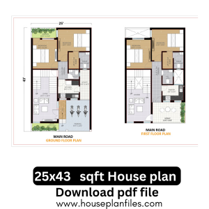 1075 Sqft House Plan